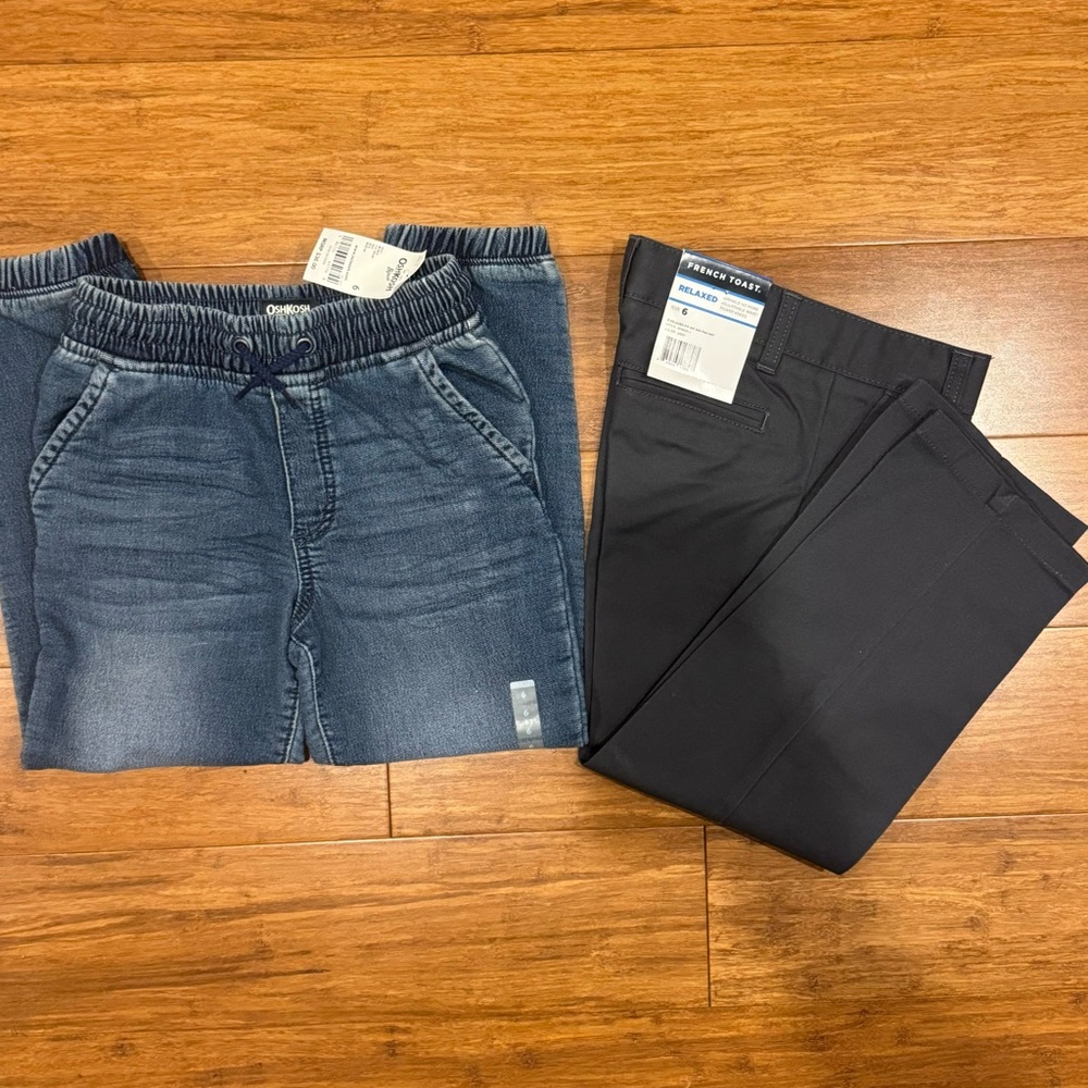 Brand New Boys Denim and Trousers size 6